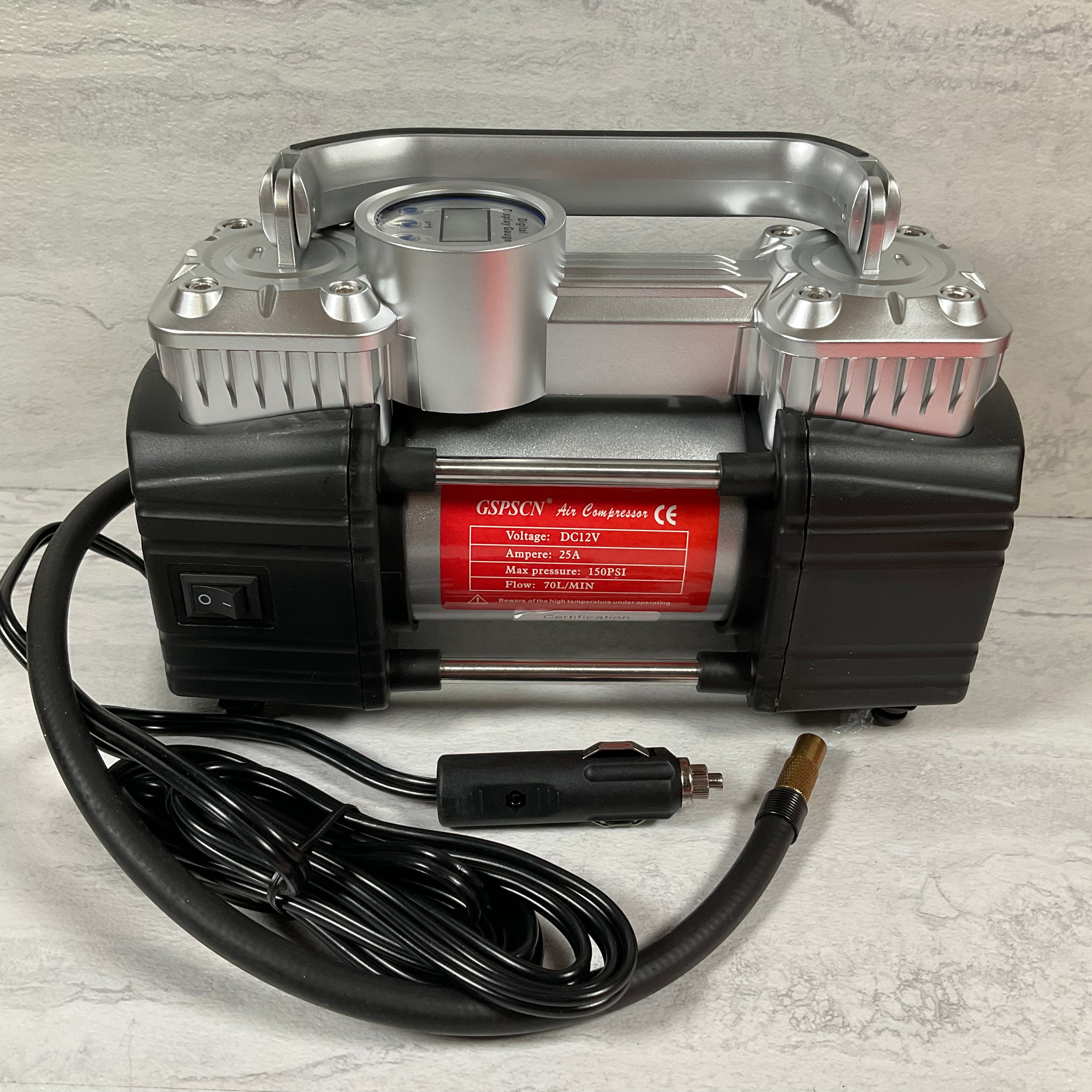 Tire Inflator Heavy Duty 12V Air Compressor Pump 150PSI (7341412778222)